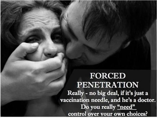 forced penetration - vaccine rape