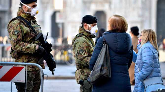 APTOPIX Italy China Outbreak Europe