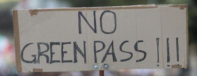 no green pass - nogreenpass_cartello_roma_fg